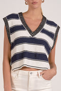 Slate Sleeveless Sweater - Shop Elan