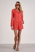 Thatcher Blazer Red - Shop Elan