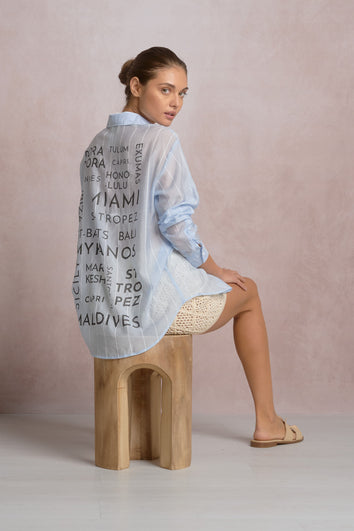 Island Button Down Light Blue