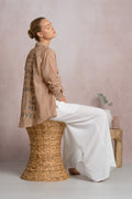 Island Button Down Tan