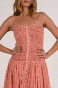 Zola Mini Dress Red Zina - Shop Elan