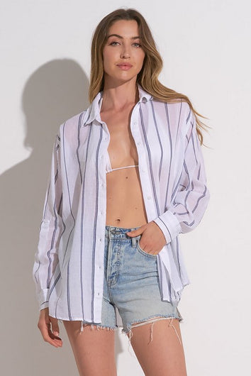 Tropical Button Down - Shop Elan