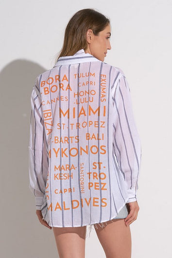 Tropical Button Down - Shop Elan