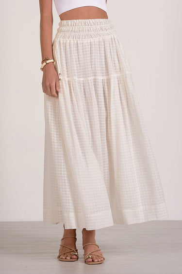 Wave Skirt Off White - Shop Elan