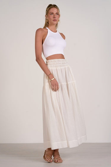 Wave Skirt Off White - Shop Elan