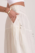 Wave Skirt Off White - Shop Elan