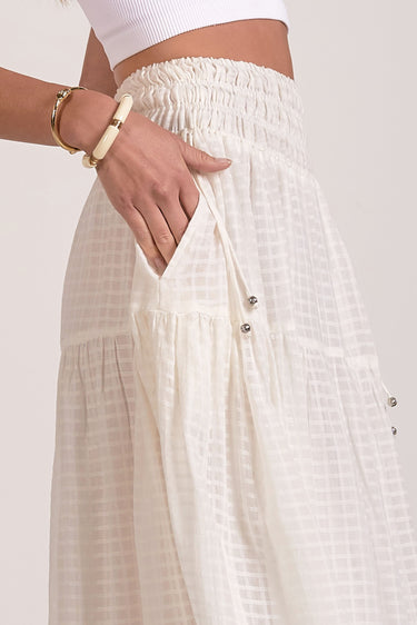 Wave Skirt Off White - Shop Elan