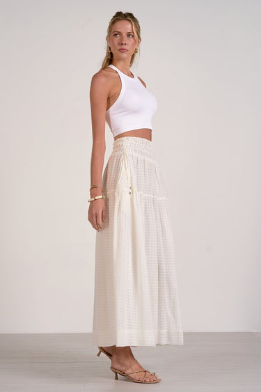 Wave Skirt Off White - Shop Elan