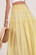 Wave Skirt Yellow - Shop Elan