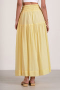 Wave Skirt Yellow - Shop Elan