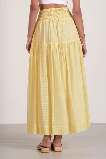 Wave Skirt Yellow - Shop Elan