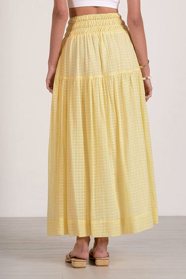 Wave Skirt Yellow - Shop Elan
