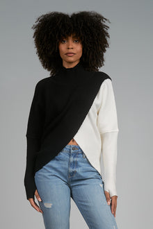  Boulder Color Block Sweater - Shop Elan